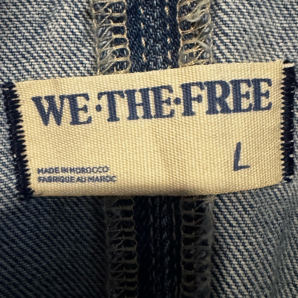 Free People High Roller Jumpsuit -Denim - Picture 4 of 4